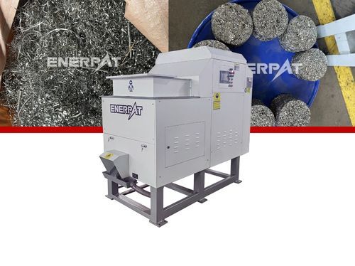 Metal chip briquette press - BM series - ENERPAT AMERICA - for cylindrical briquettes / hydraulic / fully-automatic