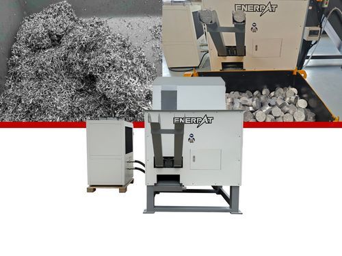 Metal chip briquette press - BM series - ENERPAT AMERICA - chip / hydraulic / automatic