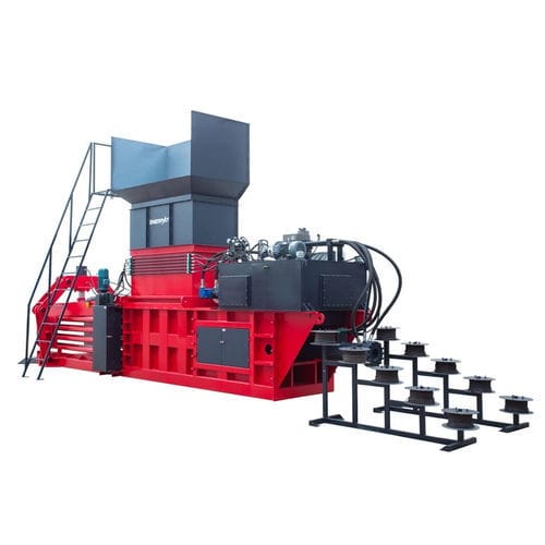 Textile baling press - HBA series - ENERPAT AMERICA - for cans / for bulk materials / for paper
