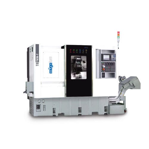 CNC turning center - T8 Twin-Y - Müga Werkzeugmaschinen GmbH - universal / 12 tools / high-precision