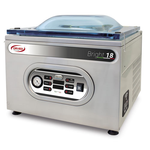 Semi-automatic packaging machine - BRIGHT 18 - Orved S.p.A. - automatic / vacuum / bell type
