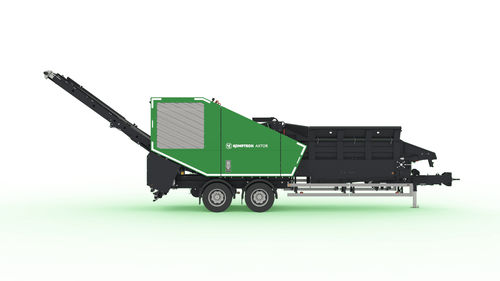 Single shaft shredder - Axtor  - Komptech - for wood / for green waste / compact