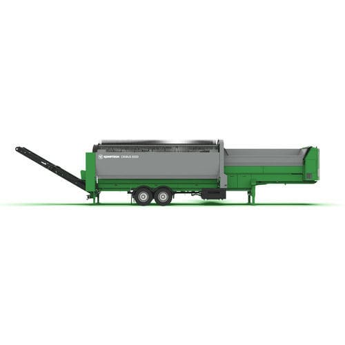 Biological waste treatment screening unit - Cribus 5000 - Komptech - mobile / drum / for waste