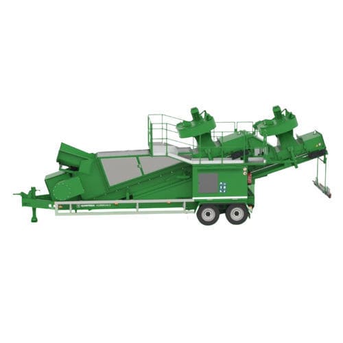 Plastic separator - Hurrikan S - Komptech - air / for the recycling industry