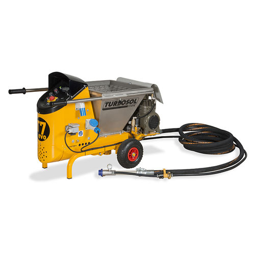 Plaster spraying machine - T7 EVO - TURBOSOL PRODUZIONE SRL - single-phase