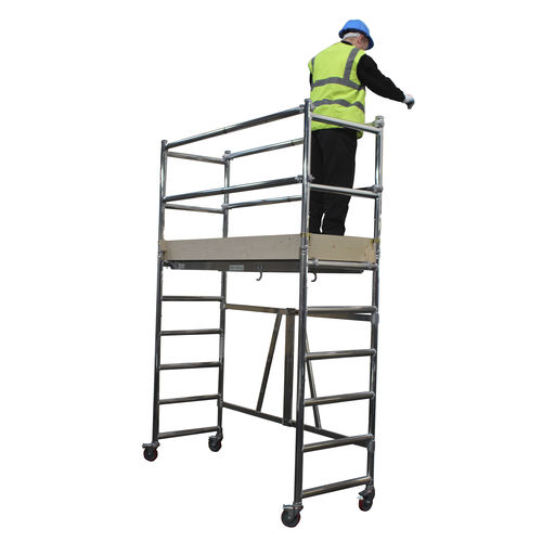 Mobile scaffolding tower - Euro Towers Ltd - modular / facade