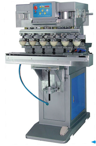Pad printing machine with open ink cup - S6/S - LC Printing Machine Factory Limited - 5-color
