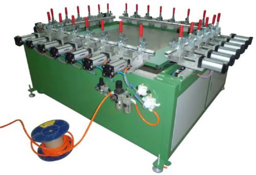 Pneumatic screen printing stretching machine - PSMS-10 - LC Printing Machine Factory Limited