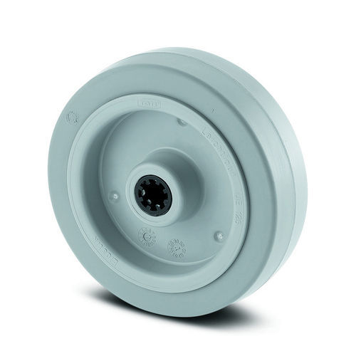 Wheel with solid tire - ELASTECH - TENTE ® - silicone rubber / non-marking / elastic