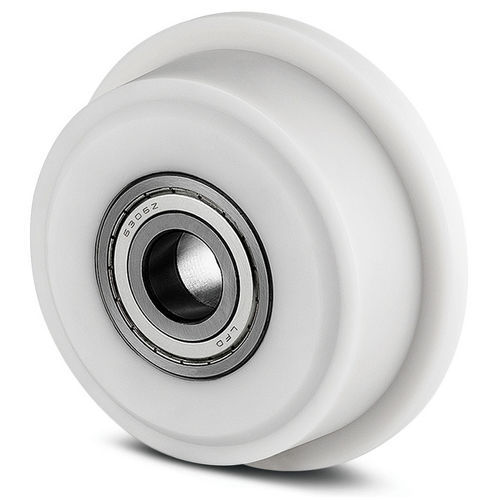 Wheel with solid tire - Duratech plus  - TENTE ® - polyamide / ball bearing / flanged