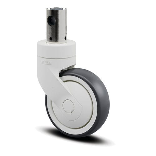 Swivel caster - Levina care - TENTE ® - base plate / non-marking / polypropylene