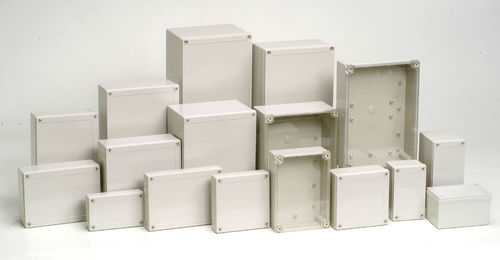 Screw cover enclosure - M series - BOXCO Inc. - wall-mount / rectangular / ABS