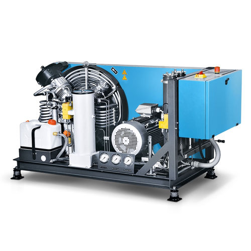 Stationary compressor - KAP-H series - BAUER KOMPRESSOREN GmbH - piston / breathing air / electrically-powered