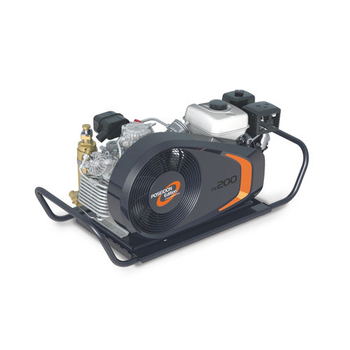 Piston compressor - PE-T series - BAUER KOMPRESSOREN GmbH - breathing air / electrically-powered / portable