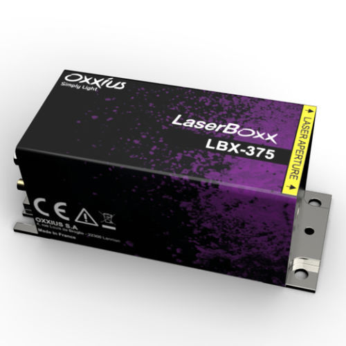Continuous laser diode - LBX-375 - Oxxius - pulsed / solid-state / visible