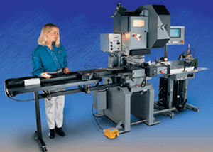 Automatic punching machine - M512  - Spartanics - for plastic cards / coil-fed
