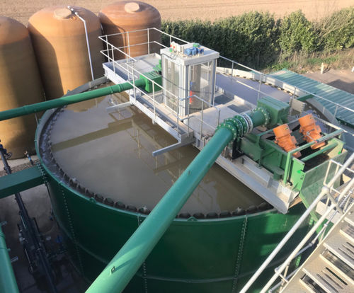 Radial clarifier - FB/9000R - FRACCAROLI & BALZAN S.p.a - with fixed bridge and scraper