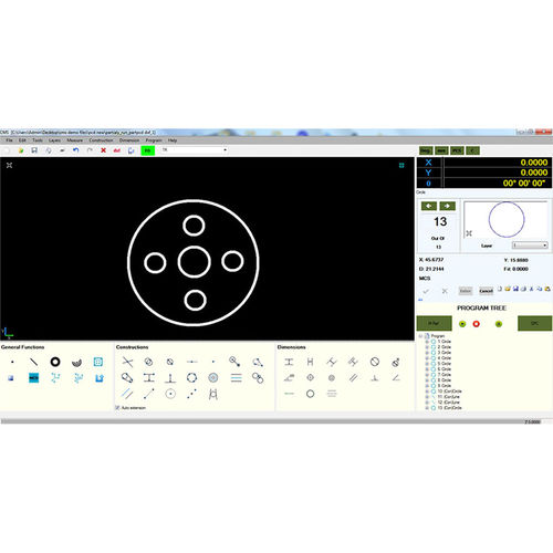 Mechanical analysis software - CMS 2000 - Electronica Mechatronic Systems (I) Pvt Ltd - dimensional measurement analysis / metrology / for complex shapes