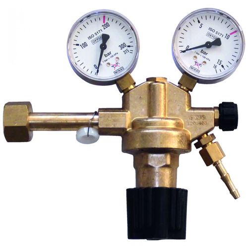 Cylinder pressure regulator - Armaturen- und Autogengerätefabrik ewo Hermann Holzapfel GmbH & Co. KG - for gas / spring / single-stage
