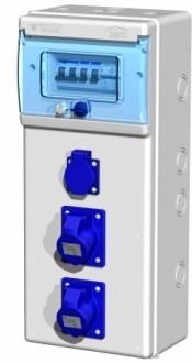 Equipped electrical enclosure - EN 60439 | INDUBOX Series - Portalamparas y Accesorios SOLERA S.A. - ABS / power distribution / with electrical socket