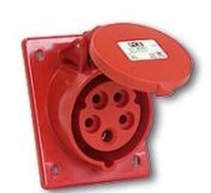 Built-in electrical socket - 16 - 63 A, 230 - 400 V | INDUBOX Series - Portalamparas y Accesorios SOLERA S.A. - chemical-resistant / CEE / RoHS