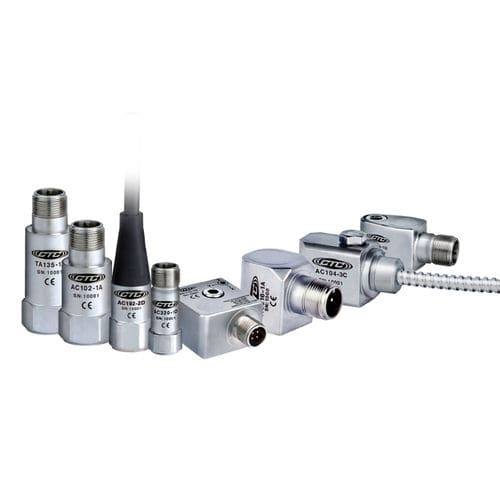 2-axis acceleration sensor - CTC - PCH Engineering A/S - 1-axis / triaxial / shear