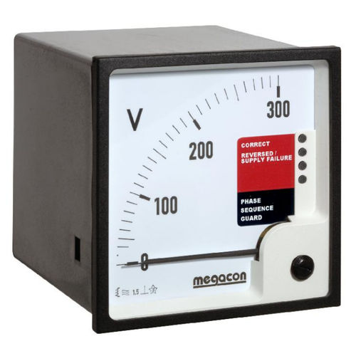 Voltage monitoring relay - KSP34x series - Meagacon AS - phase sequence / phase unbalance / panel-mount