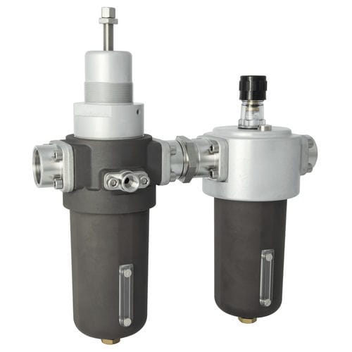 Compressed air filter-regulator-lubricator - 210G2 - IDINSERTDEAL - gas / cartridge / aluminium