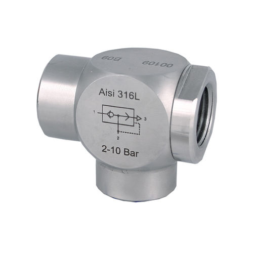 Diaphragm valve - VSR - SAF S.R.L. - pneumatic / flow control / for air