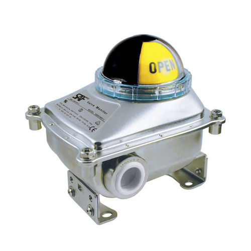 Explosion-proof limit switch box - SB series - SAF S.R.L. - for quarter-turn actuators / with stainless steel housing