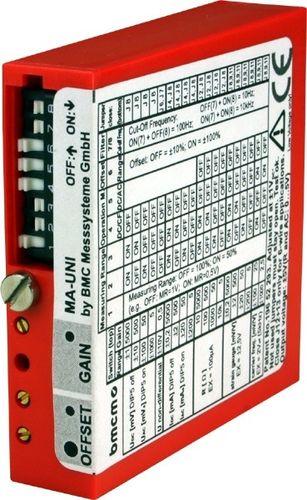 Signal amplifier - MA-UNI - BMC Messsysteme GmbH - voltage / current / measuring
