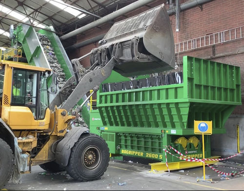 Waste bag opener - BagRipper - Rentec