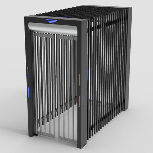 Personnel security interlocking door - ONYX Outdoor - BOLLORE PROTECTION SAS - with security bars / for access control / automatic