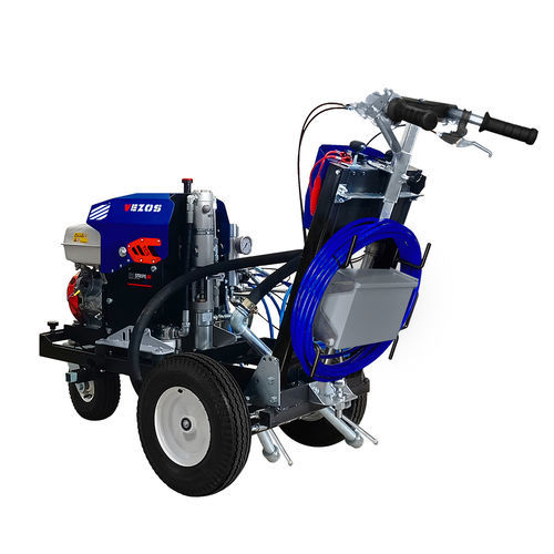 Road paint striping machine - PROSTRIPE 300 WB DC - VEZOS - hydraulic / 2 paint guns / walk-behind
