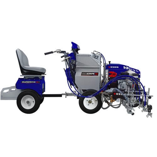 Road paint striping machine - PROSTRIPE 300 SP - VEZOS - hydraulic / self-propelled / 2 paint guns