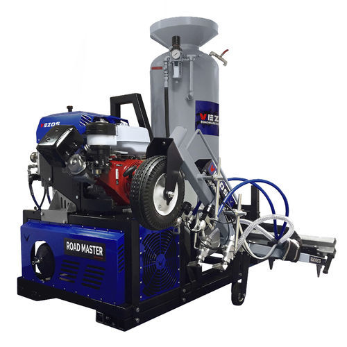 Road paint striping machine - ROADMASTER 2.5 T - VEZOS - hydraulic / truck-mounted