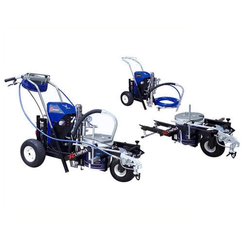 Airless spray unit - RUNNER Pro7 With Line Striping Kit - VEZOS - mobile / paint / hydraulic