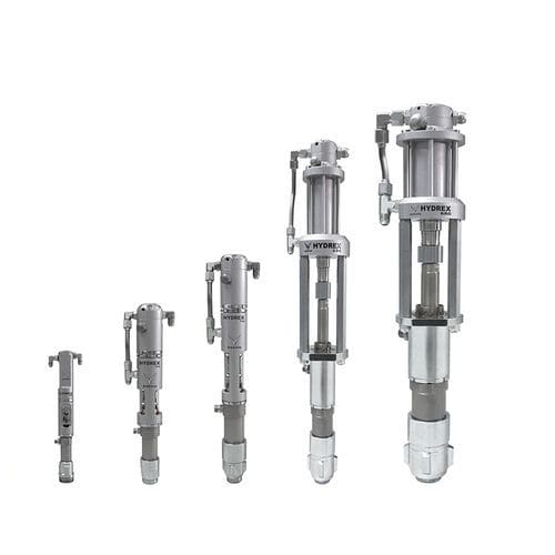 Piston pump - HYDREX series - VEZOS - paint / hydraulic piston / stationary