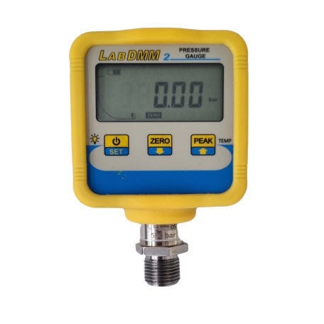 Digital pressure gauge - LAB DMM2 - GIUSSANI SRL - calibration / battery-powered