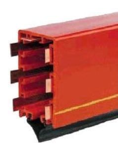 Insulated busbar - 50 - 300 A, -30 - 60 °C | RN7 series - Sacchi Longo - for overhead cranes