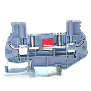 DIN rail-mounted terminal block - 43TS600 - Morsettitalia - screw connection / test and disconnect / gray