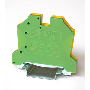 DIN rail-mounted terminal block - 43450 series - Morsettitalia - screw connection / grounding / IEC