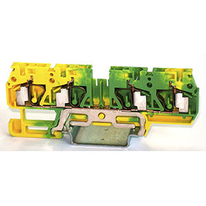 DIN rail-mounted terminal block - 42452  - Morsettitalia - screwless / spring / plastic