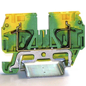 DIN rail-mounted terminal block - 42454 - Morsettitalia - screwless / spring / plastic