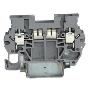 DIN rail-mounted terminal block - 5352100 - Morsettitalia - screw connection / gray
