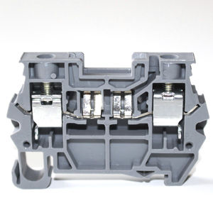DIN rail-mounted terminal block - 5356100 - Morsettitalia - screw connection / gray