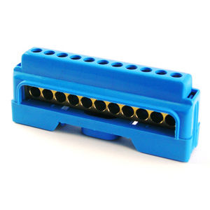 DIN rail-mounted terminal block - 41069 series - Morsettitalia - screw connection / single-pole