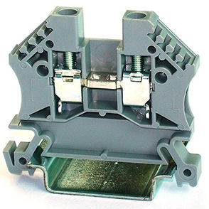 DIN rail-mounted terminal block - 43407 series - Morsettitalia - screw connection / feed-through / compact