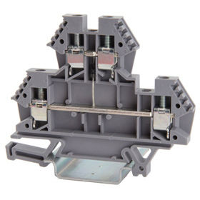 DIN rail-mounted terminal block - 43554 - Morsettitalia - screw connection / diode