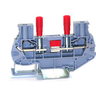 DIN rail-mounted terminal block - 42TV600 - Morsettitalia - screw connection / test and disconnect
